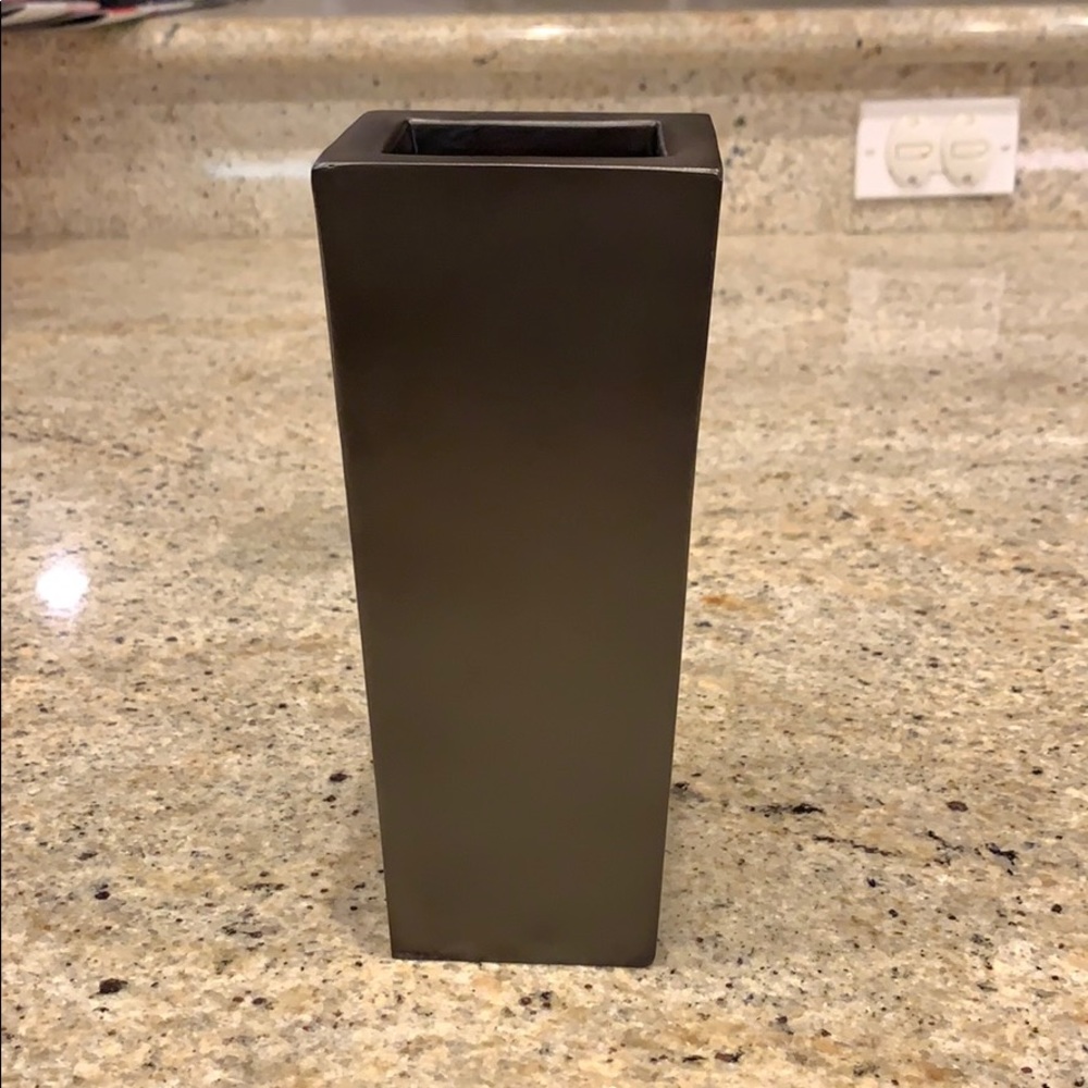 Pottery Barn Bronze Bud Vase